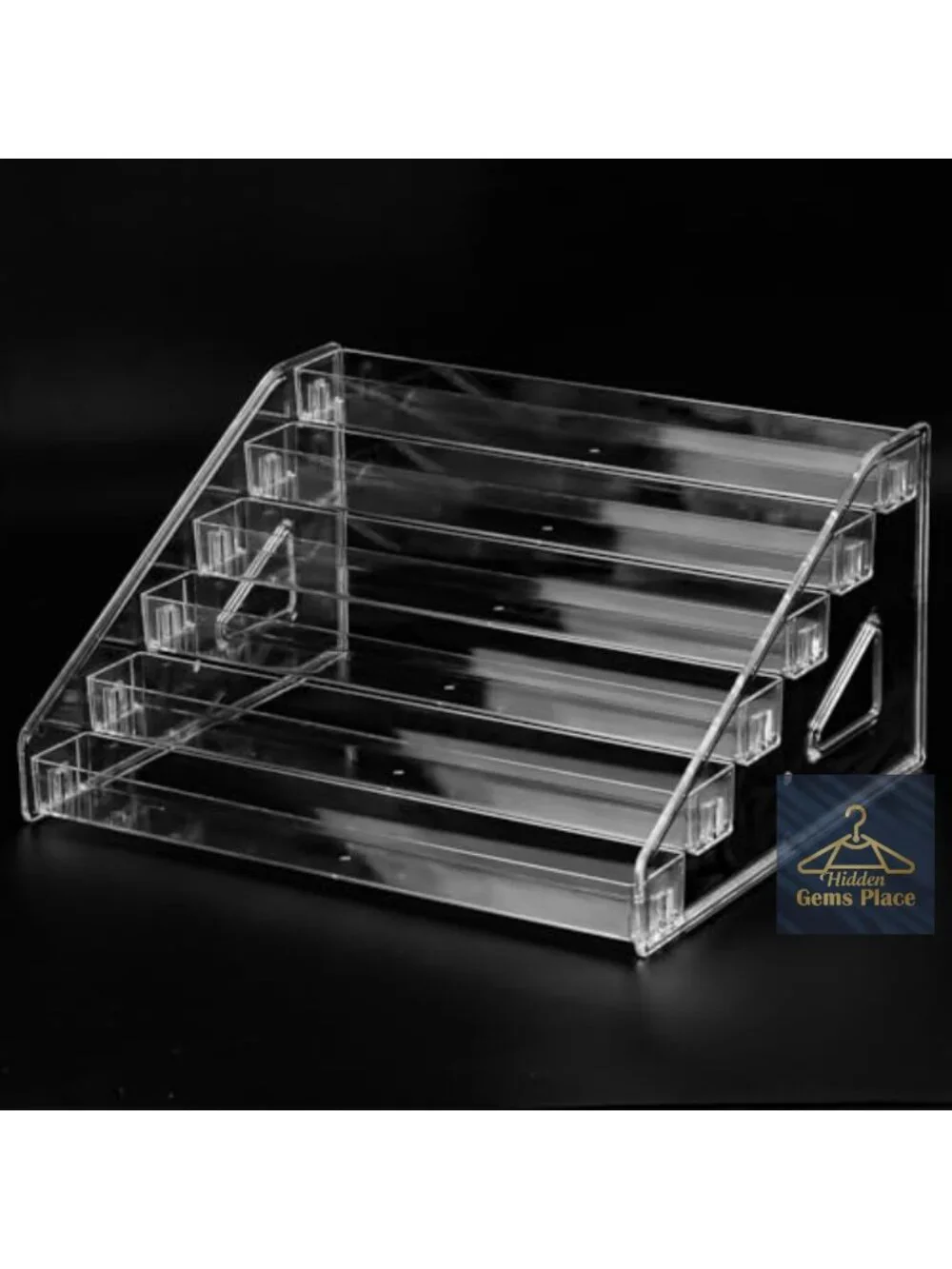 6-Tier Clear Acrylic Nail Polish Organizer Display Stand for Makeup, Perfume,